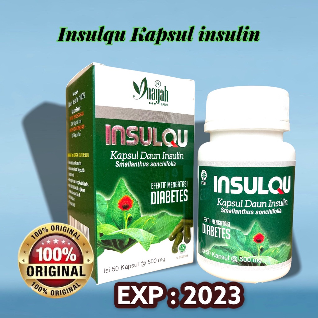 Kapsul Daun Insulin - INSULQU -Inayah- Obat Diabetes