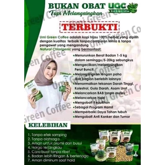 

UMI GREEN COFFE ORIGINAL 100%