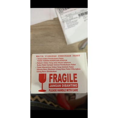 

STIKER FREGILE UNBOXING TINGGAL.TEMPEL DIPAKET