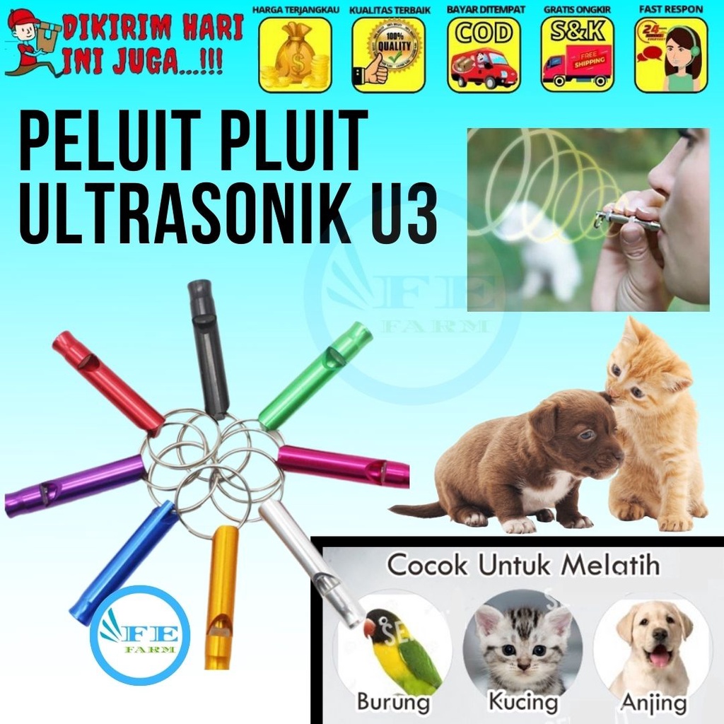 PELUIT BURUNG PARROT ANJING KUCING  PLUIT ULTRASONIK FEFARM