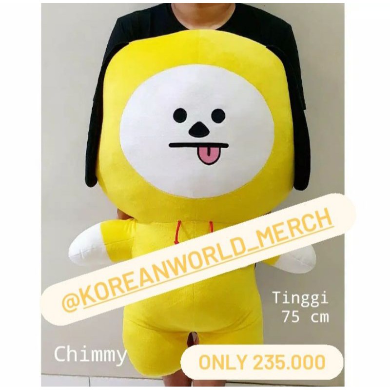 Boneka bt21 jumbo ukuran giant