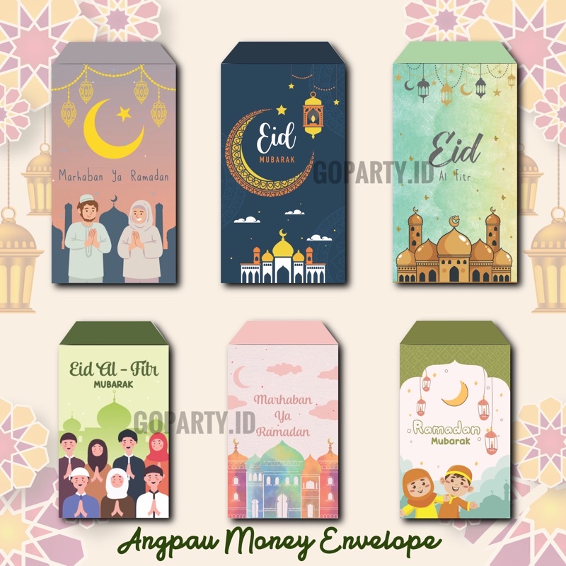 

ANGPAO LEBARAN MONEY ENVELOPE AMPLOP GOODIE HANG TAG GANTUNGAN IDUL FITRI RAMADAN DEKORASI HAMPERS