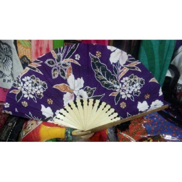 TERMURAH! BEST SELLER! KIPAS TANGAN BATIK UKURAN BESAR - SOUVENIR PERNIKAHAN ECERAN DAN GROSIR