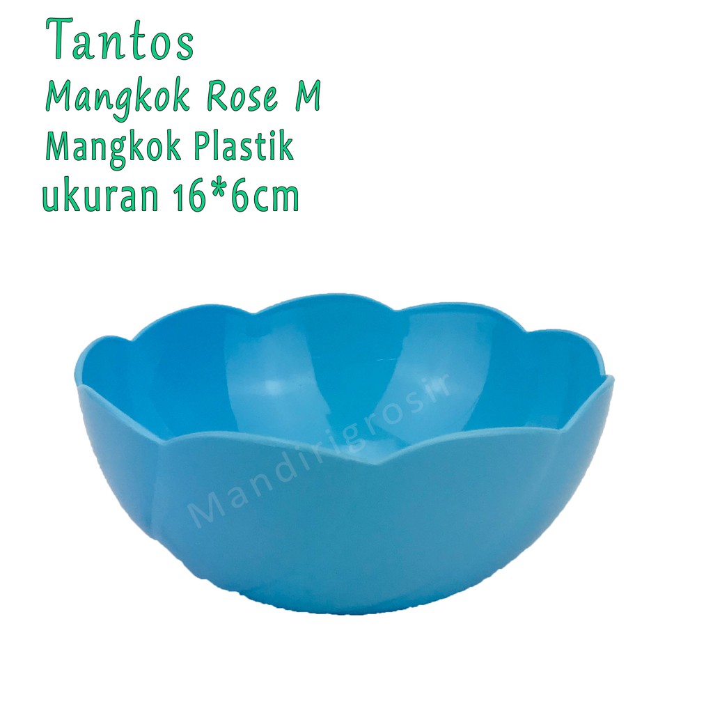 Mangkok bentuk bunga * Mangkok Rose M * Biru *5155