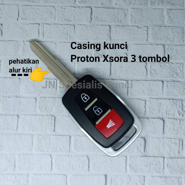 Casing Kunci Proton Xsora 3 tombol
