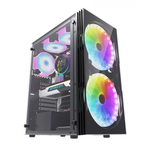 Casing PC Gaming Vurrion SHOGUN ATX Side Panel Tempered Glass