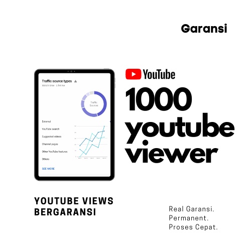 Youtube Views 1000 Viewer Garansi