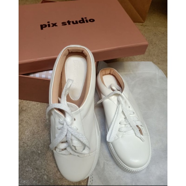 Pix Studio Daeji Korean White Shoes Espa Loafer