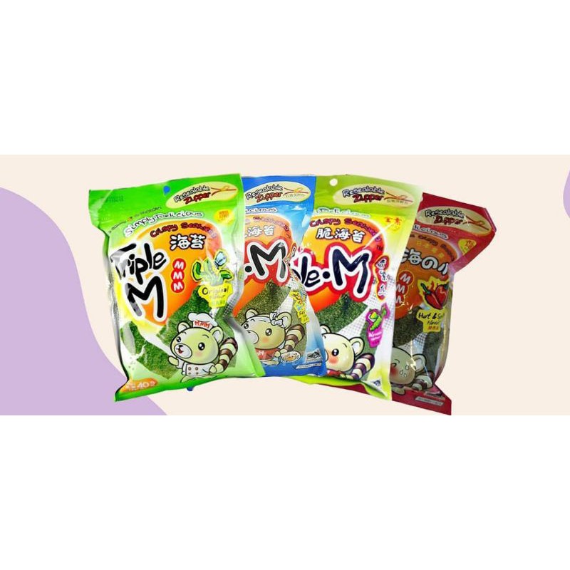 

Triple-M Crispy Original / Hot & Spicy / Seafood / Wasabi 65gr