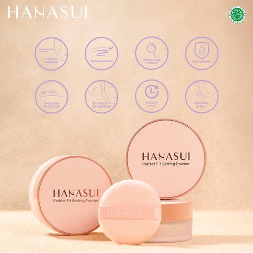 ✿ MADAME ✿ HANASUI PERFECT FIT SETTING POWDER BEDAK TABUR WAJAH POWDER