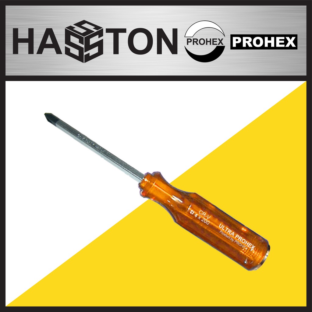 

HASSTON 3"x6mm Obeng Tembus CRV Wishki (+) (2604-013)