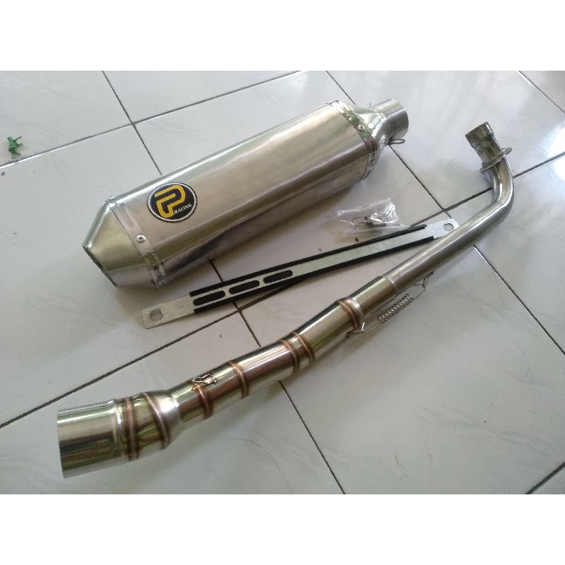 knalpot kapsul Pekajaman buat motor Revo vega Suprax 125 jupiter C70 supra dll