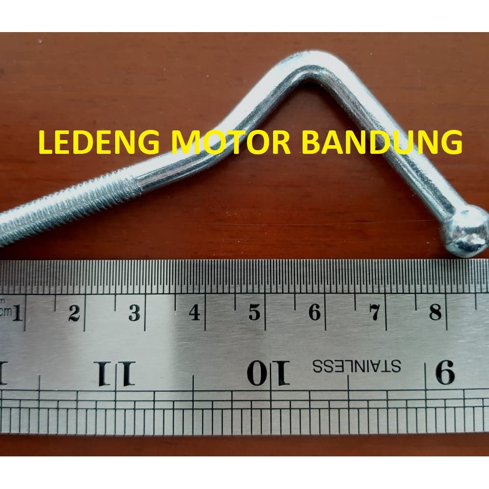 Besi Gantungan Barang Kait Universal Motor Bebek Matic Crome No