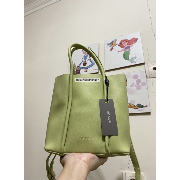 This is april crossbody bag sage green / hijau (tas slingbag thisisapril)