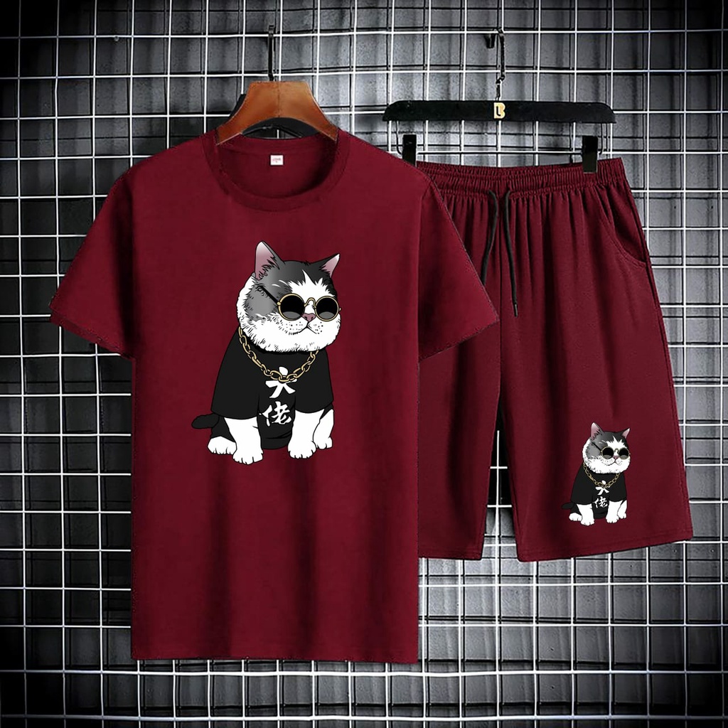 BISA COD/JHOSE/STELAN KUCING CAT/SET BAJU SAMA CELAN/UNISEX