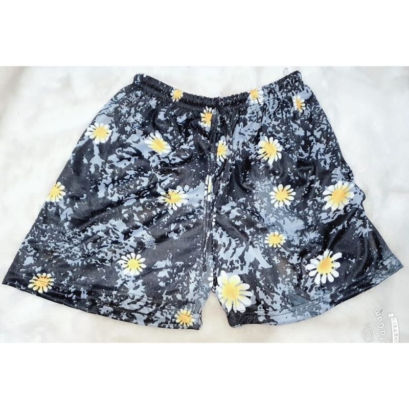 Cs CELANA PENDEK HOT PANT TIE DYE DAISY SUNFLOWER