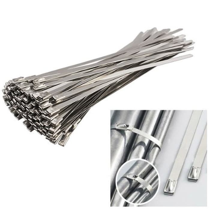 Kabel Ties Stainless Steel Locking Cable Zip Ties 4.6x300mm -GC28