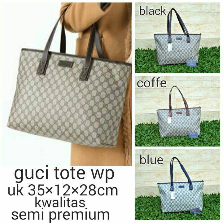 Tas Gucci tote waterproof