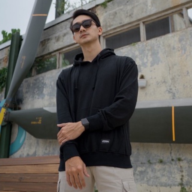 Steigen Pullover Hoodie Basic Black