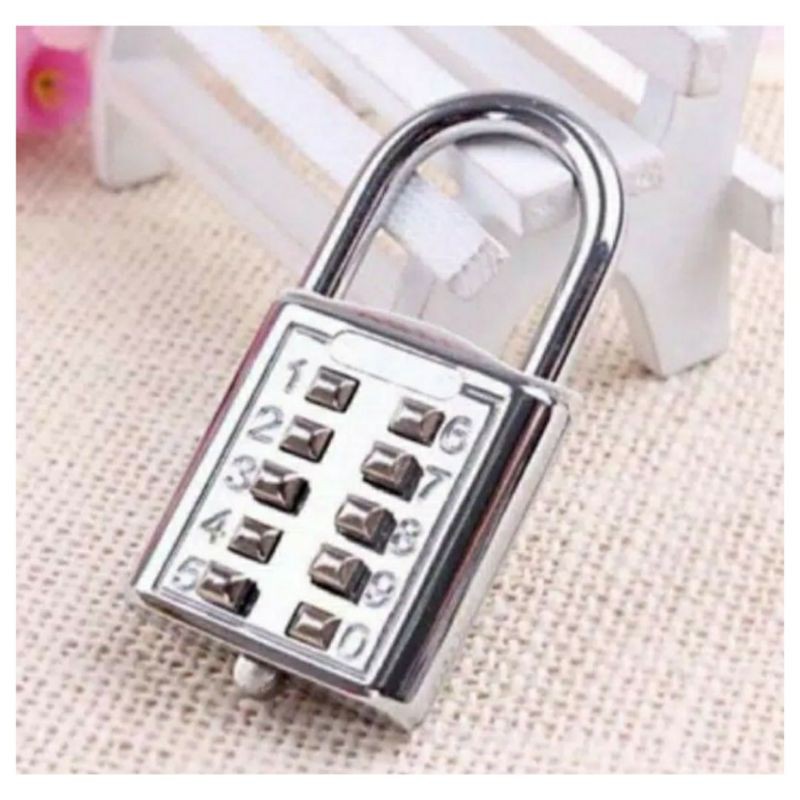 Gembok Nomor 6 Digit-10 Digit / Gembok Angka - Gembok nomor