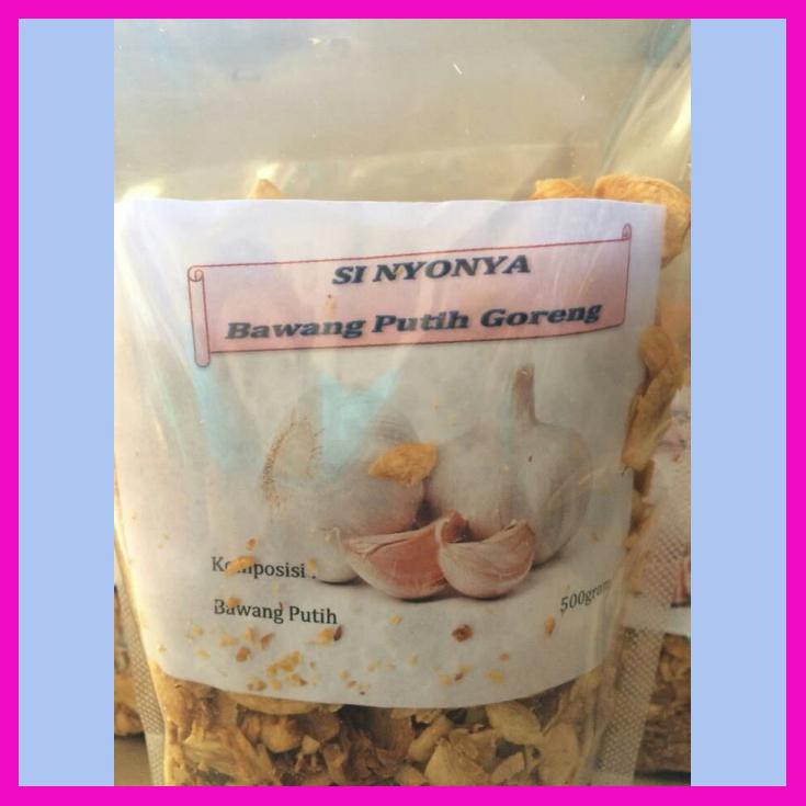 

SI NYONYA BAWANG PUTIH GORENG 500GRAM