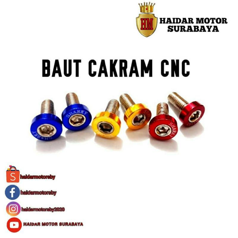 variasi baut piringan/variasi baut cakram/baut variasi motor