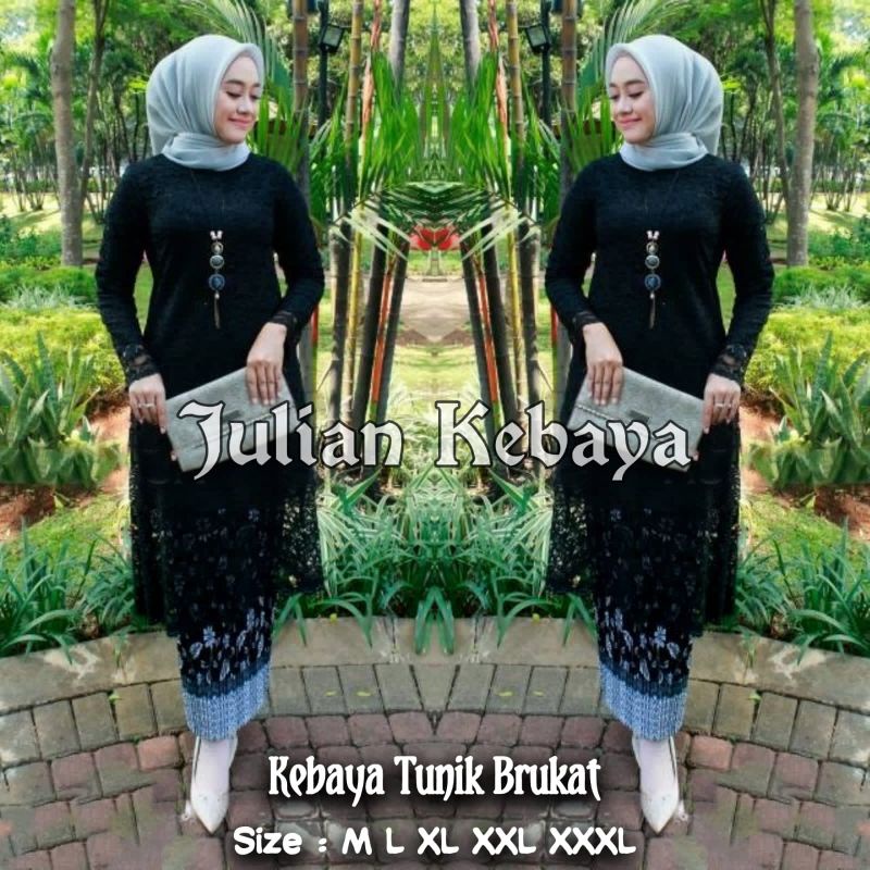 KEBAYA BRUKAT TUNIK JUMBO MODERN / SET KEBAYA MODERN / TUNIK BRUKAT / SETELAN KEBAYA BROKAT JUMBO