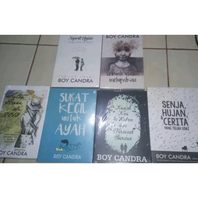 Buku Paket 6 Novel Boy Candra Shopee Indonesia