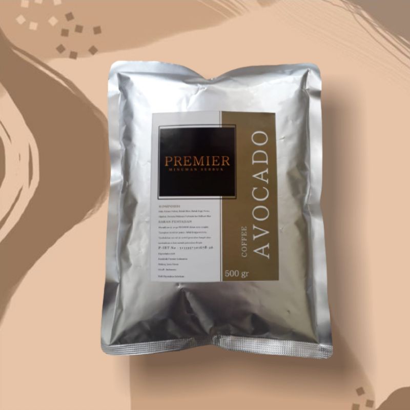 

Minuman Bubuk Instan PREMIER Rasa Alpukat Kopi (Coffee Avocado) 500 gr