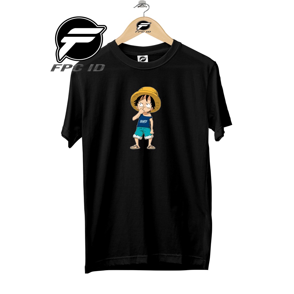 Kaos Anime One Piece Luffy Shanto Cotton Combed 30s Baju Atasan Pria T Shirt Wanita Jumbo Pilihan Favorit Fpc Id