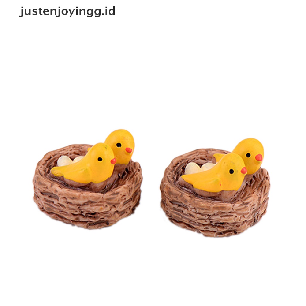 Miniatur Sarang Burung Bahan resin Untuk Dekorasi Rumah