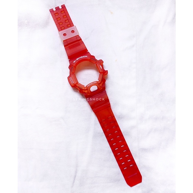 BNB Gshock GW9400 Rangeman RED WHITE Strap Besel Casio G-shock