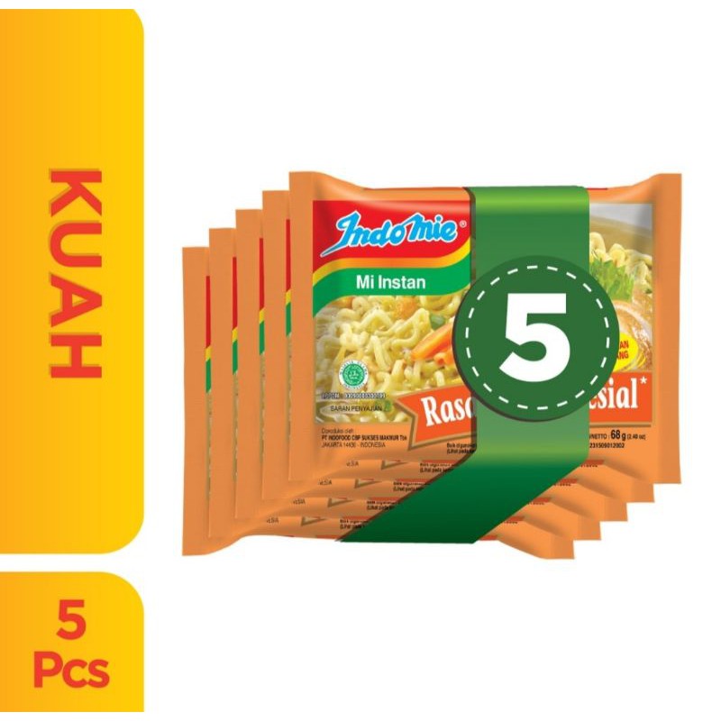 

5 Pcs - Indomie Kuah Ayam Spesial