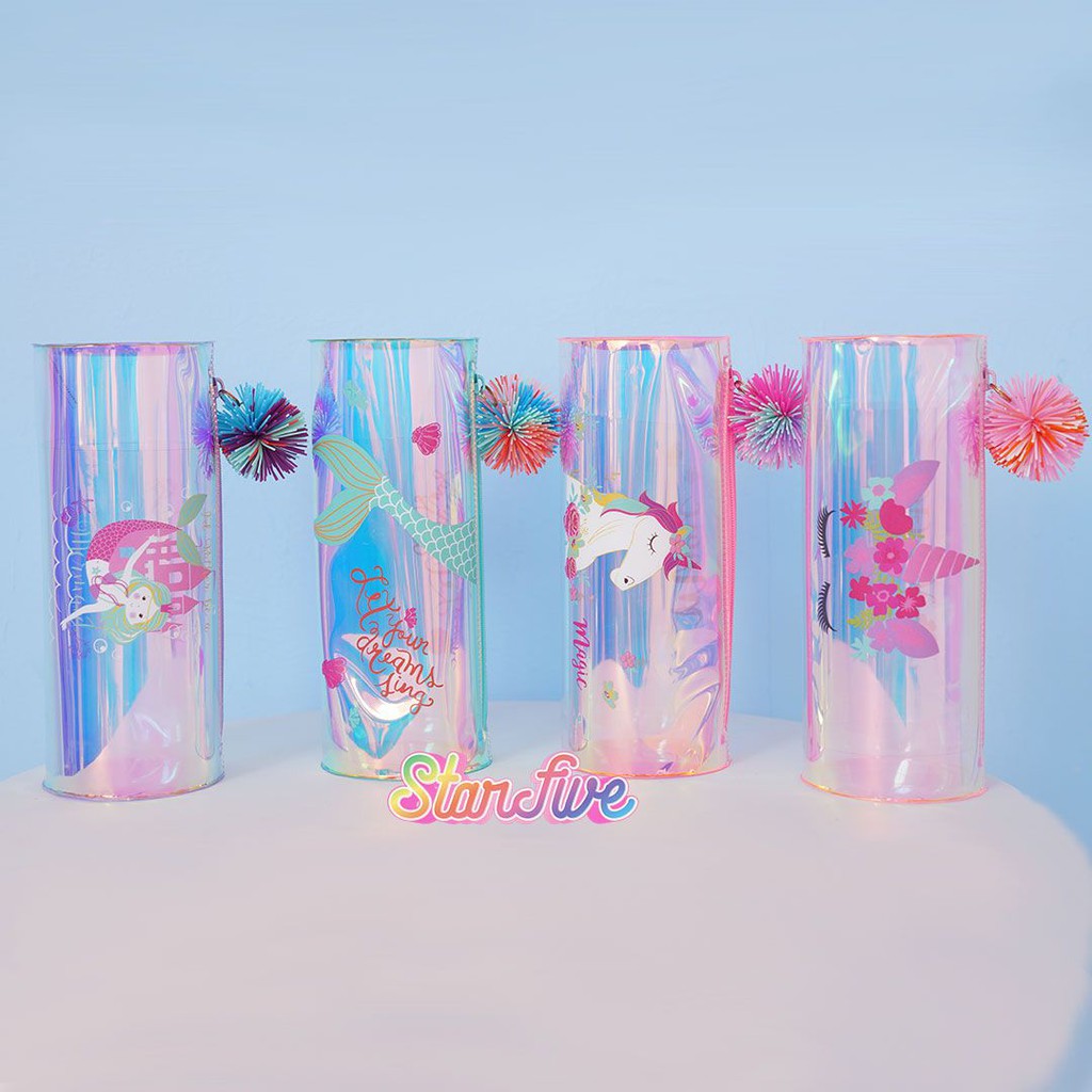 

Tempat Pensil Anak - Hologram Starfive Mermaid Unicorn