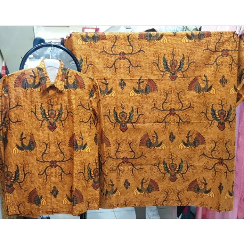 Batik couple pasangan rok kemeja