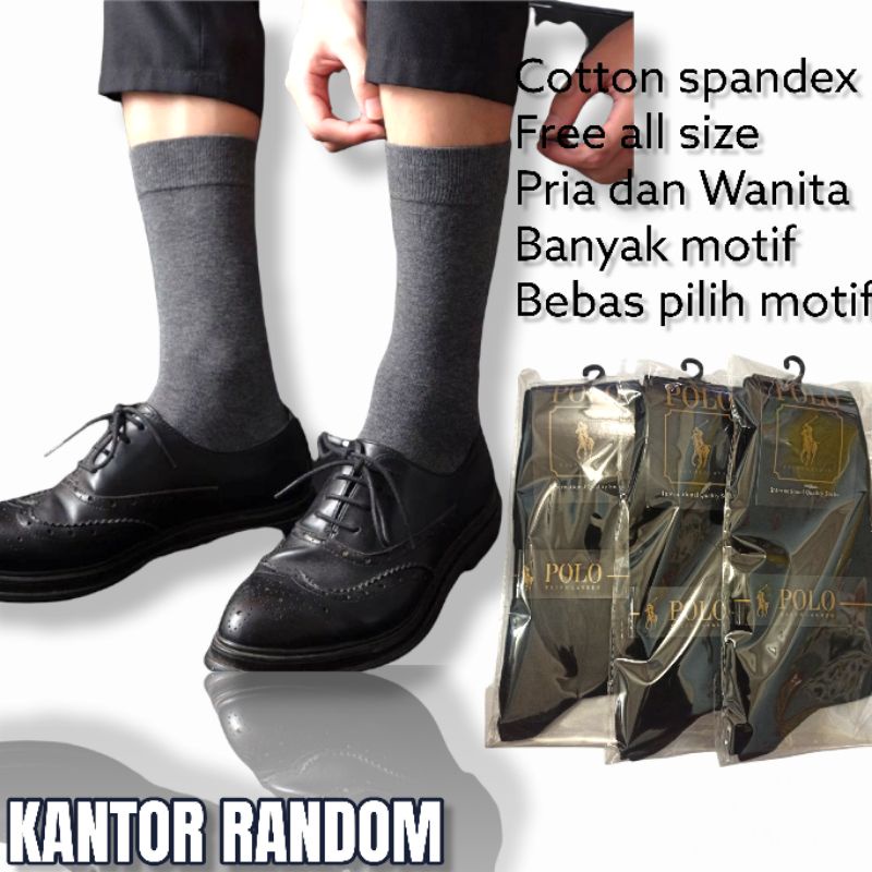 Kaos Kaki Polo/Kaos Kaki Kantor/Kaos Kaki Dewasa/Kaos Kaki Polos