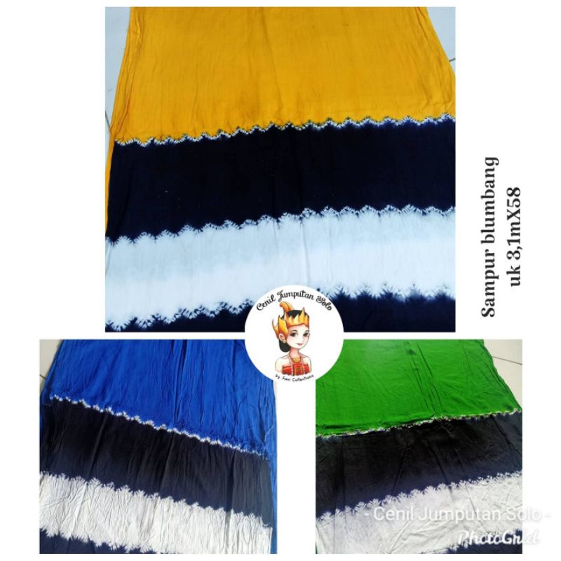 Sampur tari motif blumbang-3