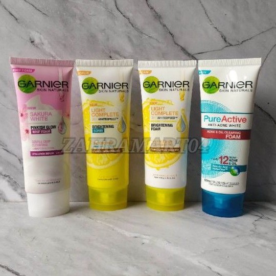 Pembersih Wajah Garnier Facial Foam 100 ml