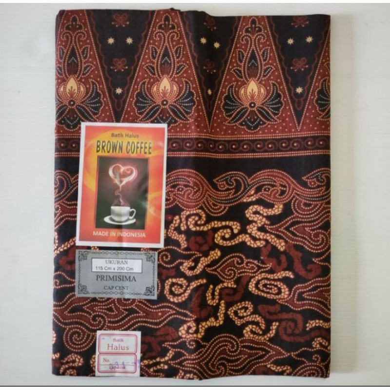 Kain Sarung Wanita Brown Coffee/Kain jarik Batik Cukin Halus