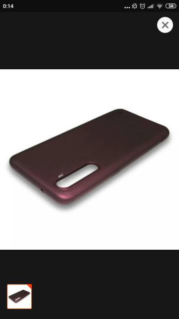 BABY SKIN ULTRA THIN CASING SOFTCASE VIOLET REALME 5