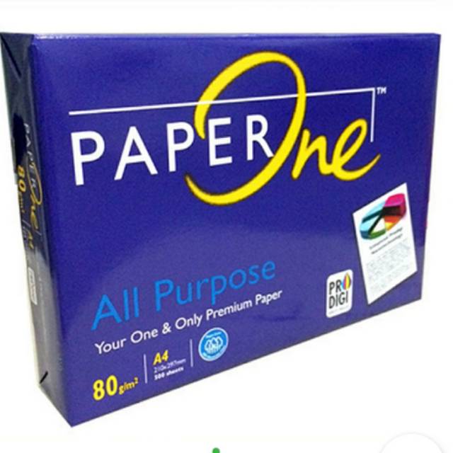 

Kertas HVS - A4 80gr Paper One