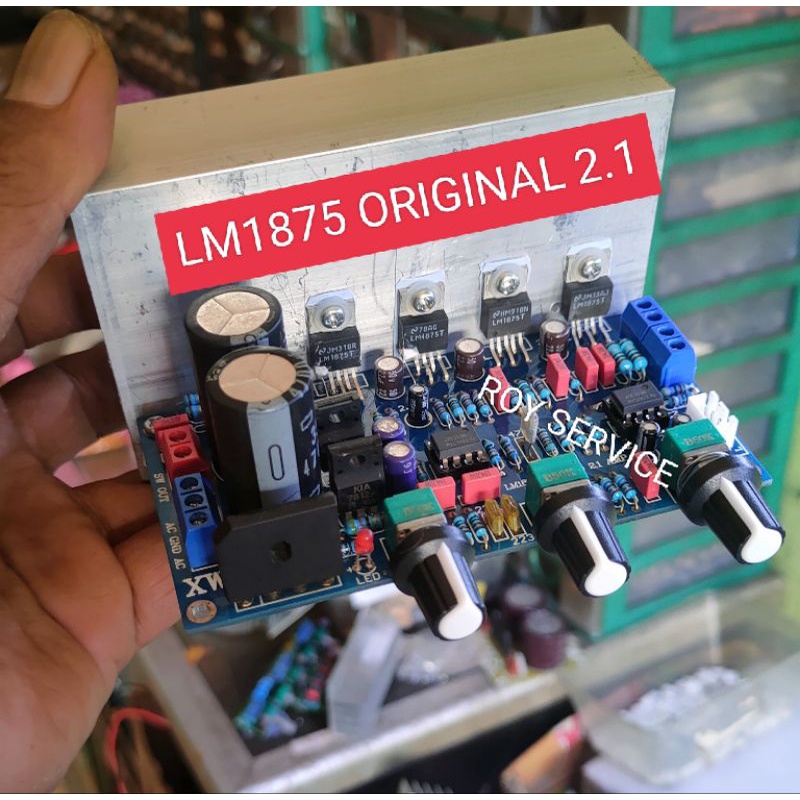 LM1875 Stereo Lengkap Heatsink / Tone Control LM1875 Stereo Lengkap Heatsink / Kit Power Gainclone A