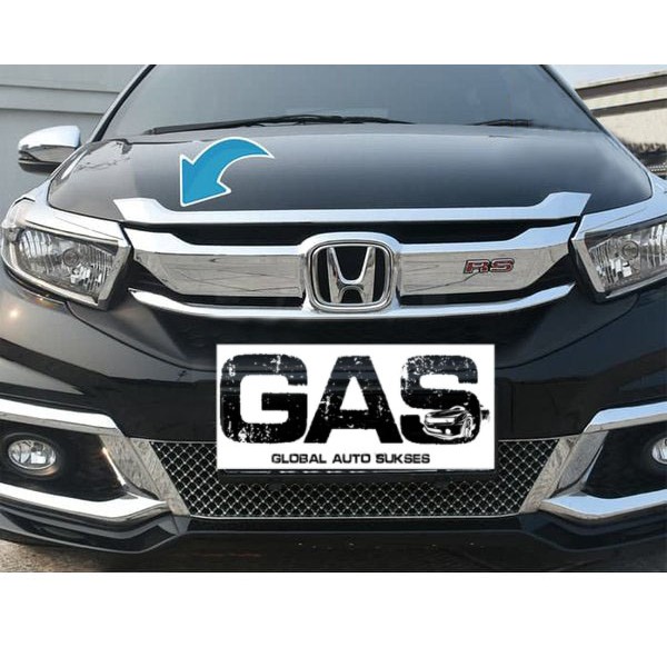 Hood Molding Honda Mobilio 2017 Chrome List Kap Mesin Mobilio 2017 Krom