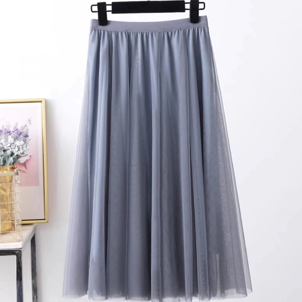 【SALE】Tutu Skirt High Waist Tulle Rok Tutu Import C898