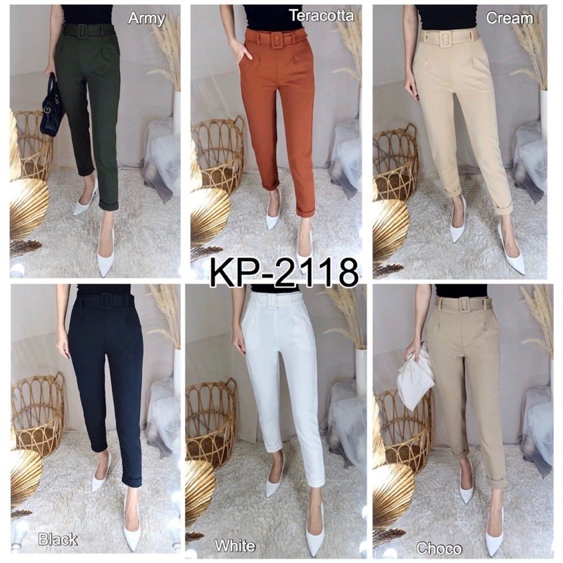 RARA PANTS / CELANA BAHaN SCUBA PREMIUM TERMURAH / CELANA BAHAN / CELANA KERJA / CELANA WANITA