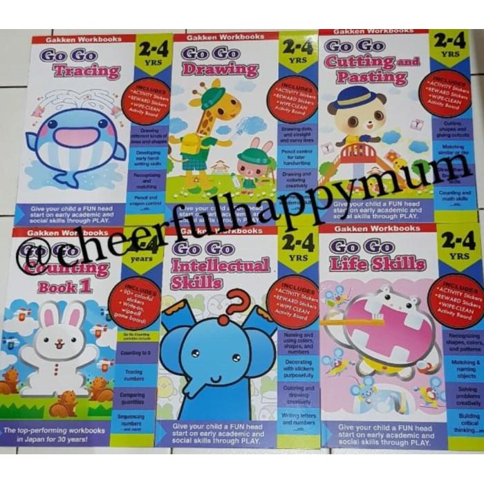 

Qamary/ Gakken Workbooks Workbook 2-4 / 3-5 / 4-6