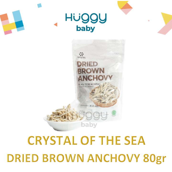 

Crystal of the Sea DRIED BROWN ANCHOVY 80G Ikan Teri Jengki PLASTIKAN