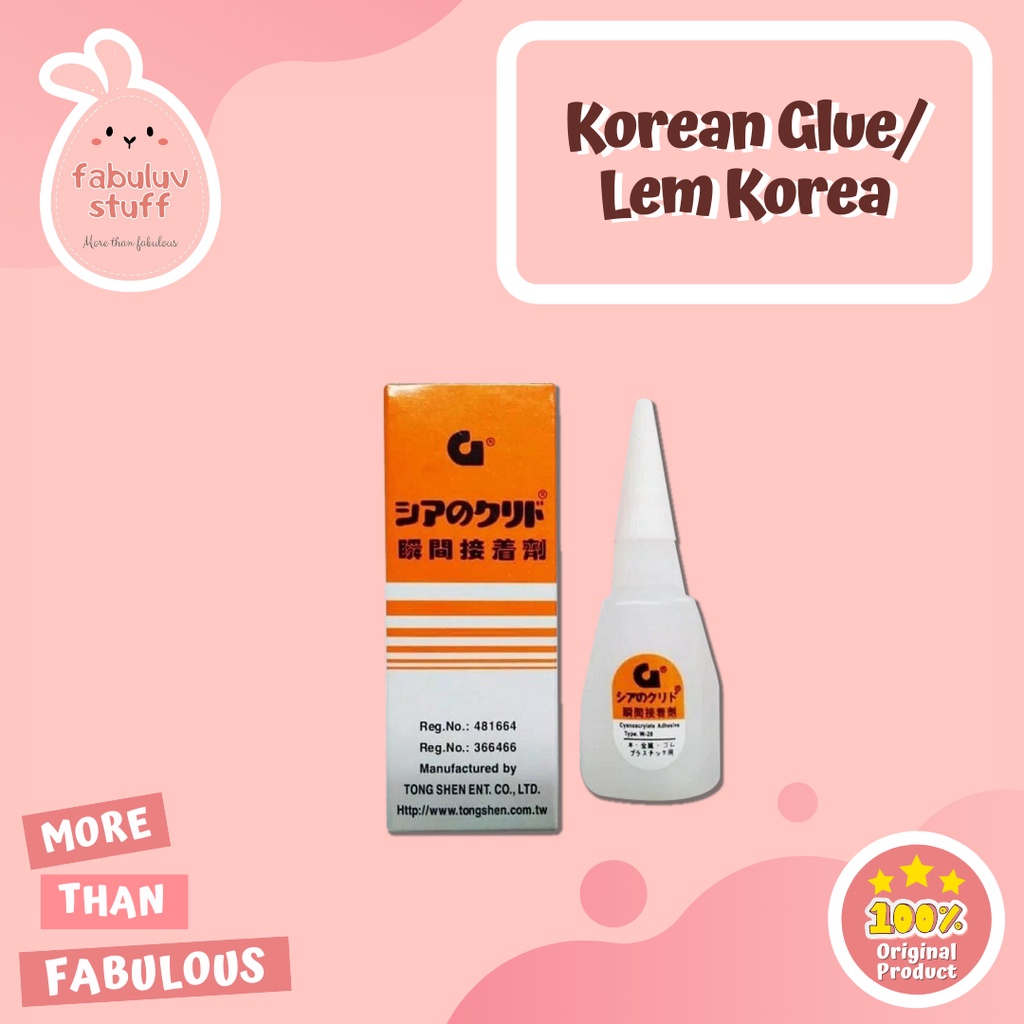 

ATK ~ Lem Korea G Asli / Lem Besi / Glue Serba guna / Hard Glue / Perekat serbaguna