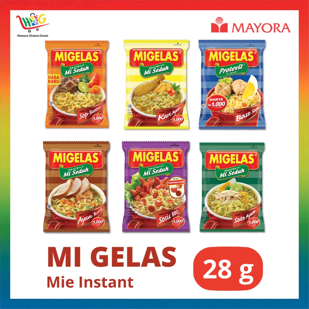 Mie Gelas 28gr [ 1 PCS ]