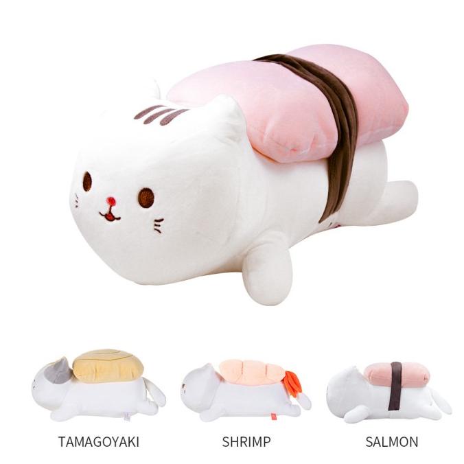 Miniso Offical Sushi cat plush toy boneka lucu anak toys - Salmon Star Seller Termurah